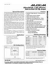 DataSheet MAX4294 pdf